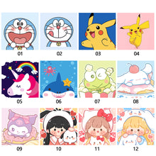 Load image into Gallery viewer, 20*20cm Cartoon DIY Painting Framed Canvas Painting Paint By Numbers Digital Painting Drawing Practice Birthday Gift Home Bedroom Wall Decoration
