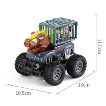 Load image into Gallery viewer, Mini Dinosaur Engineering Trucks Children Inertia Car Toy Excavators Boy Toy Car Transport Truck Model Car Kids Games
