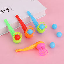 Load image into Gallery viewer, Kids Magic Tricks Floating Blow Balls Tube Toy Traditional Plastic Suspension Blowing Ball Recall Children Classic Toys Gifts
