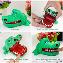 Load image into Gallery viewer, Rocodile Toy Classic Mouth Dentist Bite Finger Family Game Children Game Toy Crocodile Mouth Tooth Bite Hand Finger
