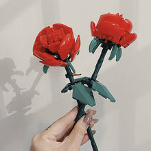 Load image into Gallery viewer, Building Block Bouquet Rose Tulips Building Blocks Toy Valentine's Day Gift Assembled Building Blocks Puzzle Thanksgiving Gift Girl Toy
