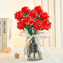 Load image into Gallery viewer, Building Block Bouquet Rose Tulips Building Blocks Toy Valentine's Day Gift Assembled Building Blocks Puzzle Thanksgiving Gift Girl Toy
