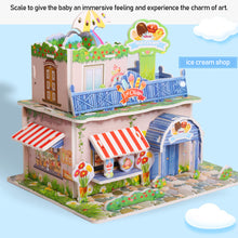 Load image into Gallery viewer, Children DIY 3D Assembled House Toy Manual House Simulation Villa Puzzle Castle Building Fun Puzzle Foam Board For Kids Gift
