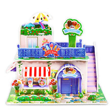 Load image into Gallery viewer, Children DIY 3D Assembled House Toy Manual House Simulation Villa Puzzle Castle Building Fun Puzzle Foam Board For Kids Gift
