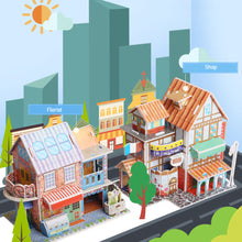 Load image into Gallery viewer, Children DIY 3D Assembled House Toy Manual House Simulation Villa Puzzle Castle Building Fun Puzzle Foam Board For Kids Gift
