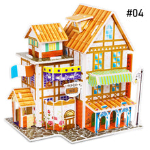 Load image into Gallery viewer, Children DIY 3D Assembled House Toy Manual House Simulation Villa Puzzle Castle Building Fun Puzzle Foam Board For Kids Gift

