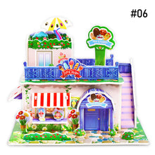 Load image into Gallery viewer, Children DIY 3D Assembled House Toy Manual House Simulation Villa Puzzle Castle Building Fun Puzzle Foam Board For Kids Gift
