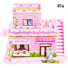 Load image into Gallery viewer, Children DIY 3D Assembled House Toy Manual House Simulation Villa Puzzle Castle Building Fun Puzzle Foam Board For Kids Gift
