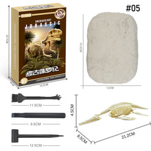 Load image into Gallery viewer, Dinosaur Fossil Excavation Kits Education Archeology Exquisite Jurassic Toy Set Game Action Children Figure Skeleton Model Gift

