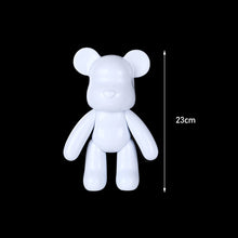 Load image into Gallery viewer, Handmade Diy Graffiti Bearbricklys Statue Figure Personality Creative Violent Bear Vinyl Fluid Bear Home Shop Decor
