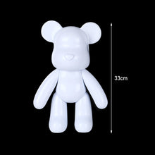 Load image into Gallery viewer, Handmade Diy Graffiti Bearbricklys Statue Figure Personality Creative Violent Bear Vinyl Fluid Bear Home Shop Decor
