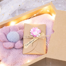 Load image into Gallery viewer, Vintage Kraft Paper Greeting Card DIY Handmade Flower Wish Card Thank You Card Blessing Card Party Invitation Card
