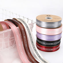 Load image into Gallery viewer, 25mm 45M/Roll Polyester Letter Ribbons Birthday Party Decoration Supplies Gift Box Wrapping Ribbons Handmade Material
