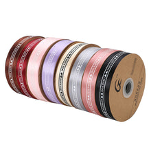 Load image into Gallery viewer, 25mm 45M/Roll Polyester Letter Ribbons Birthday Party Decoration Supplies Gift Box Wrapping Ribbons Handmade Material
