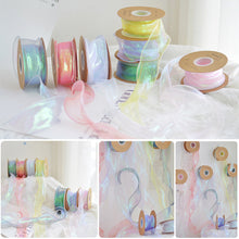 Load image into Gallery viewer, Fishtail Yarn Ribbon Flower Packaging Material Floral Florist Wrapping Supplies Snow Yarn Ribbon Wave Band
