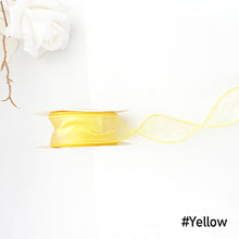 Load image into Gallery viewer, Fishtail Yarn Ribbon Flower Packaging Material Floral Florist Wrapping Supplies Snow Yarn Ribbon Wave Band
