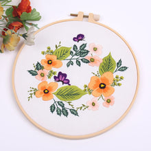 Load image into Gallery viewer, DIY Embroidery Handcraft Needlework Cross Stitch Kit Cotton Embroidery Painting Embroidery Hoop Home Decor
