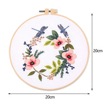 Load image into Gallery viewer, DIY Embroidery Handcraft Needlework Cross Stitch Kit Cotton Embroidery Painting Embroidery Hoop Home Decor
