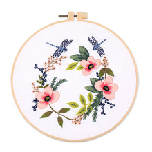 Load image into Gallery viewer, DIY Embroidery Handcraft Needlework Cross Stitch Kit Cotton Embroidery Painting Embroidery Hoop Home Decor
