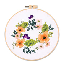 Load image into Gallery viewer, DIY Embroidery Handcraft Needlework Cross Stitch Kit Cotton Embroidery Painting Embroidery Hoop Home Decor
