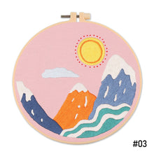 Load image into Gallery viewer, DIY Scenery Embroidery Handcraft Needlework Cross Stitch Kit Cotton Embroidery Painting Embroidery Hoop Home Decor
