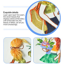 Load image into Gallery viewer, DIY Embroidery Handcraft Needlework Cross Stitch Kit Cotton Embroidery Painting Embroidery Hoop Home Decor
