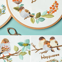 Load image into Gallery viewer, DIY Embroidery Handcraft Needlework Cross Stitch Kit Cotton Embroidery Painting Embroidery Hoop Home Decor
