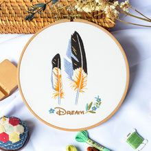 Load image into Gallery viewer, DIY Embroidery Handcraft Needlework Cross Stitch Kit Cotton Embroidery Painting Embroidery Hoop Home Decor
