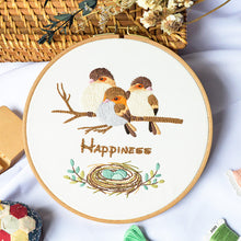 Load image into Gallery viewer, DIY Embroidery Handcraft Needlework Cross Stitch Kit Cotton Embroidery Painting Embroidery Hoop Home Decor
