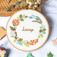 Load image into Gallery viewer, DIY Embroidery Handcraft Needlework Cross Stitch Kit Cotton Embroidery Painting Embroidery Hoop Home Decor
