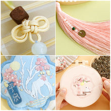 Load image into Gallery viewer, DIY Embroidery Amulet Handcraft Needlework Cross Stitch Kit Cotton Embroidery Safety Gifts For Family Friends Yushou
