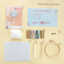 Load image into Gallery viewer, DIY Embroidery Amulet Handcraft Needlework Cross Stitch Kit Cotton Embroidery Safety Gifts For Family Friends Yushou
