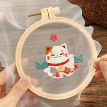 Load image into Gallery viewer, DIY Embroidery Amulet Handcraft Needlework Cross Stitch Kit Cotton Embroidery Safety Gifts For Family Friends Yushou
