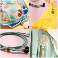 Load image into Gallery viewer, DIY Embroidery Amulet Handcraft Needlework Cross Stitch Kit Cotton Embroidery Safety Gifts For Family Friends Yushou
