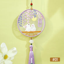 Load image into Gallery viewer, DIY Embroidery Amulet Handcraft Needlework Cross Stitch Kit Cotton Embroidery Safety Gifts For Family Friends Yushou
