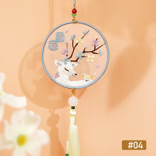 Load image into Gallery viewer, DIY Embroidery Amulet Handcraft Needlework Cross Stitch Kit Cotton Embroidery Safety Gifts For Family Friends Yushou
