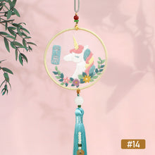 Load image into Gallery viewer, DIY Embroidery Amulet Handcraft Needlework Cross Stitch Kit Cotton Embroidery Safety Gifts For Family Friends Yushou
