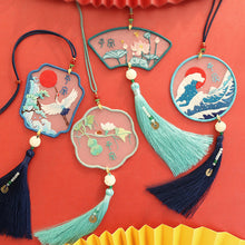 Load image into Gallery viewer, DIY Embroidery Amulet Handcraft Needlework Cross Stitch Kit Cotton Embroidery Safety Gifts For Family Friends Yushou
