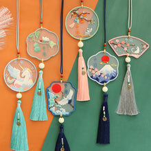 Load image into Gallery viewer, DIY Embroidery Amulet Handcraft Needlework Cross Stitch Kit Cotton Embroidery Safety Gifts For Family Friends Yushou
