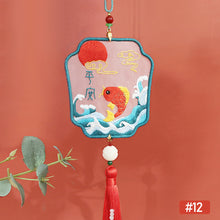 Load image into Gallery viewer, DIY Embroidery Amulet Handcraft Needlework Cross Stitch Kit Cotton Embroidery Safety Gifts For Family Friends Yushou
