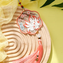 Load image into Gallery viewer, DIY Embroidery Amulet Handcraft DIY Needlework Easy Embroidery Kit Sewing Cloth Material kit Car Pendant
