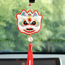 Load image into Gallery viewer, DIY Embroidery Amulet Handcraft DIY Needlework Easy Embroidery Kit Sewing Cloth Material kit Car Pendant
