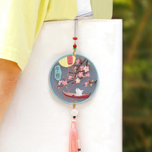 Load image into Gallery viewer, DIY Embroidery Amulet Handcraft DIY Needlework Easy Embroidery Kit Sewing Cloth Material kit Car Pendant
