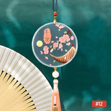 Load image into Gallery viewer, DIY Embroidery Amulet Handcraft DIY Needlework Easy Embroidery Kit Sewing Cloth Material kit Car Pendant
