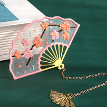 Load image into Gallery viewer, Handmade Embroidered Amulet DIY Needlework Easy Embroidery Kit Sewing Cloth Material kit Bookmarks Pendant
