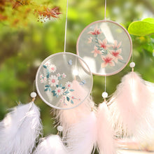 Load image into Gallery viewer, Handmade Embroidered Amulet DIY Needlework Easy Embroidery Kit Sewing Cloth Material kit Dreamcatcher
