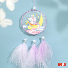 Load image into Gallery viewer, Handmade Embroidered Amulet DIY Needlework Easy Embroidery Kit Sewing Cloth Material kit Dreamcatcher
