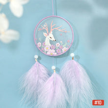 Load image into Gallery viewer, Handmade Embroidered Amulet DIY Needlework Easy Embroidery Kit Sewing Cloth Material kit Dreamcatcher
