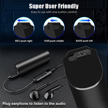 Load image into Gallery viewer, Q73 Digital Audio Voice Recorder Voice Activated Mini USB Pen 4GB To 64GB Mp3 Player Recording for Lectures Meeting

