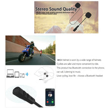 Load image into Gallery viewer, MH04 Motorcycle Helmet Headsets Bluetooth Wireless Communication Stereo HiFi Call Music Speaker Handsfree Headphones
